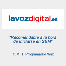 Comentario de La Voz Digital sobre curso Tictour de Gooogle Ads