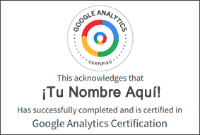 Aumenta las probabilidades de ser contratado con la Certificación en Google Analytics (GAIQ).