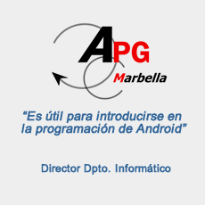 Comentario de APG Marbella sobre curso Tictour de Aplicaciones Android