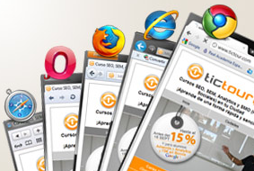 Comprueba la visualización de tu web en distintos navegadores.