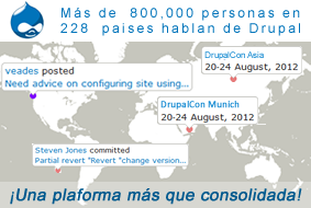 Curso de Drupal. Una plataforma consolidada en todo el mundo.