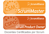 Impartidos por profesionales certificados Scrum.