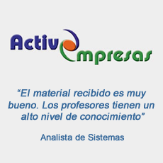 Comentario de Activos Empresas sobre curso Tictour de Scrum