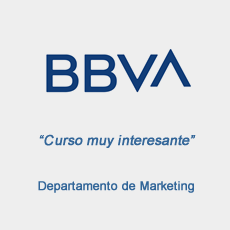 Comentario de BBVA sobre curso Tictour de SEO