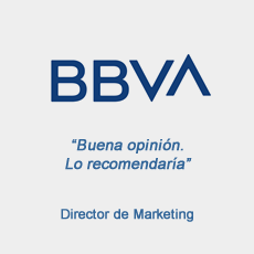 Comentario de BBVA sobre curso Tictour de UI/UX design